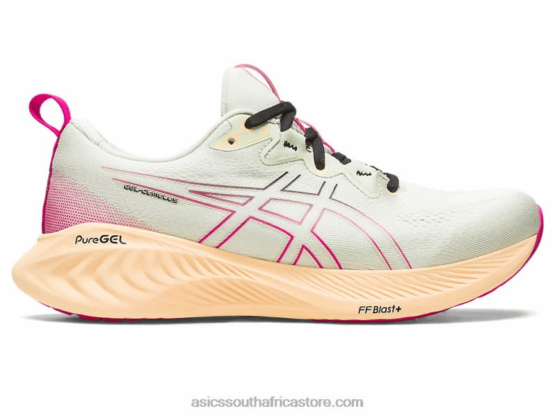 Women Asics Gel-Cumulus 25 LH4X02135 Whisper Green/Pink Rave