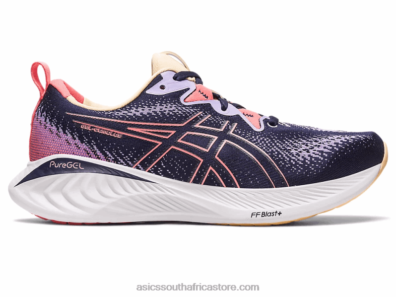 Women Asics Gel-Cumulus 25 LH4X02208 Midnight/Papaya