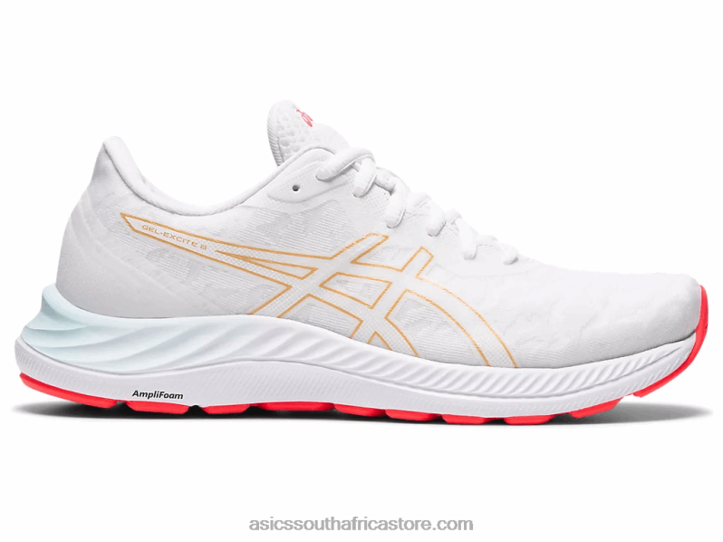 Women Asics Gel-Excite 8 LH4X03195 White/Champagne