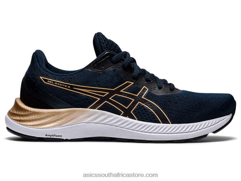 Women Asics Gel-Excite 8 LH4X04004 French Blue/Champagne