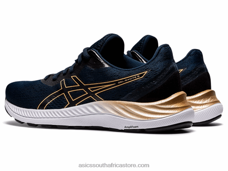 Women Asics Gel-Excite 8 LH4X04004 French Blue/Champagne