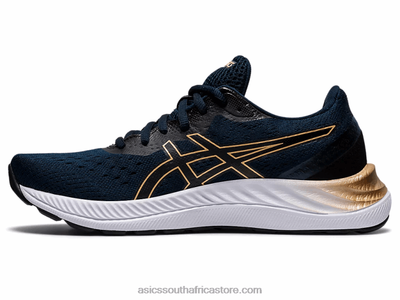 Women Asics Gel-Excite 8 LH4X04004 French Blue/Champagne