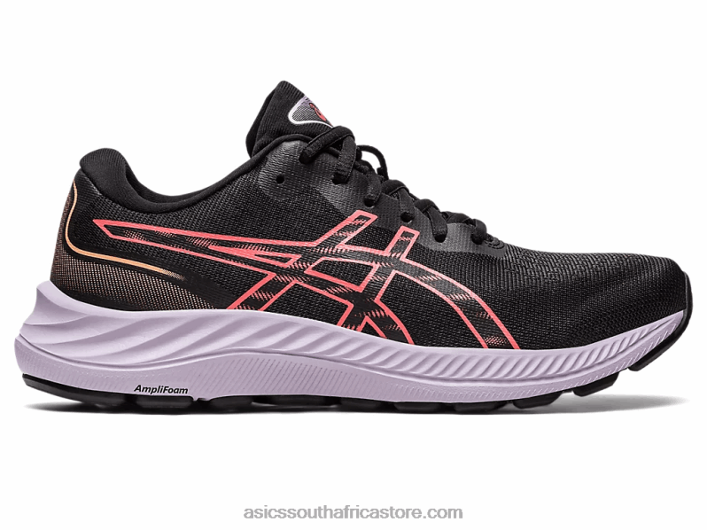 Women Asics Gel-Excite 9 LH4X02458 Black/Papaya