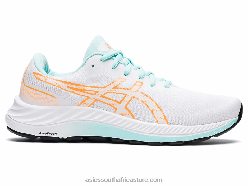 Women Asics Gel-Excite 9 LH4X03243 White/Orange Pop