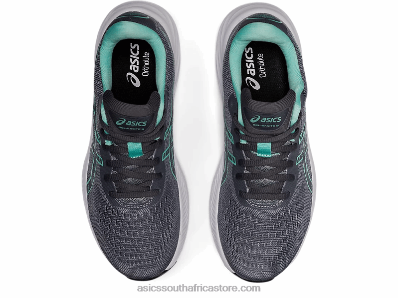 Women Asics Gel-Excite 9 Wide LH4X02666 Sheet Rock/Oasis Green