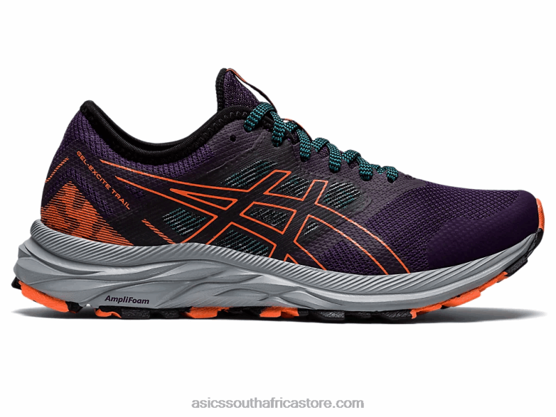 Women Asics Gel-Excite Trail LH4X02857 Night Shade/Nova Orange