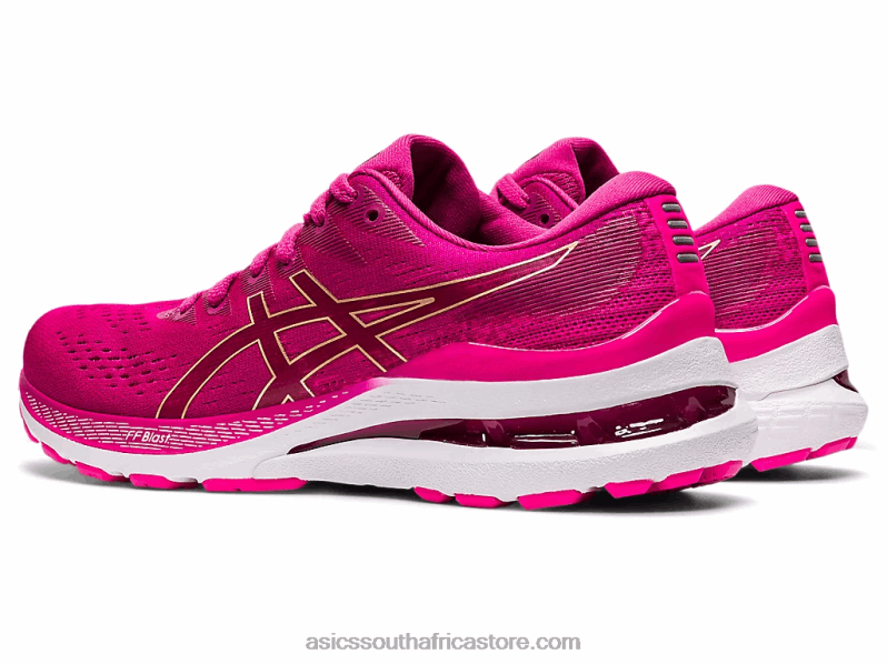 Women Asics Gel-Kayano 28 LH4X03356 Fuchsia Red/Pink Glo