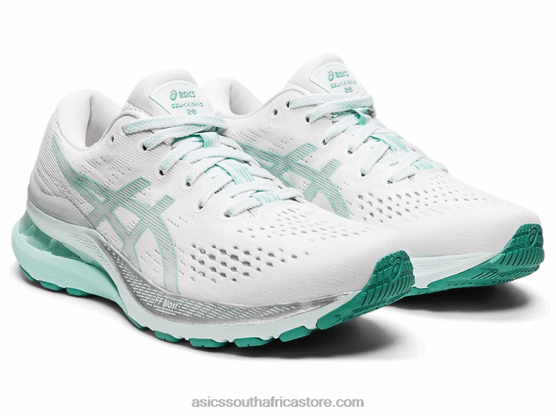 Women Asics Gel-Kayano 28 LH4X03538 White/Oasis Green