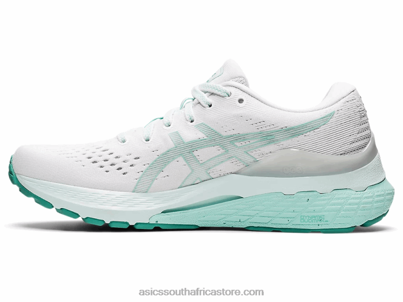 Women Asics Gel-Kayano 28 LH4X03538 White/Oasis Green