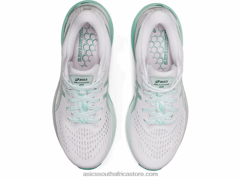 Women Asics Gel-Kayano 28 LH4X03538 White/Oasis Green