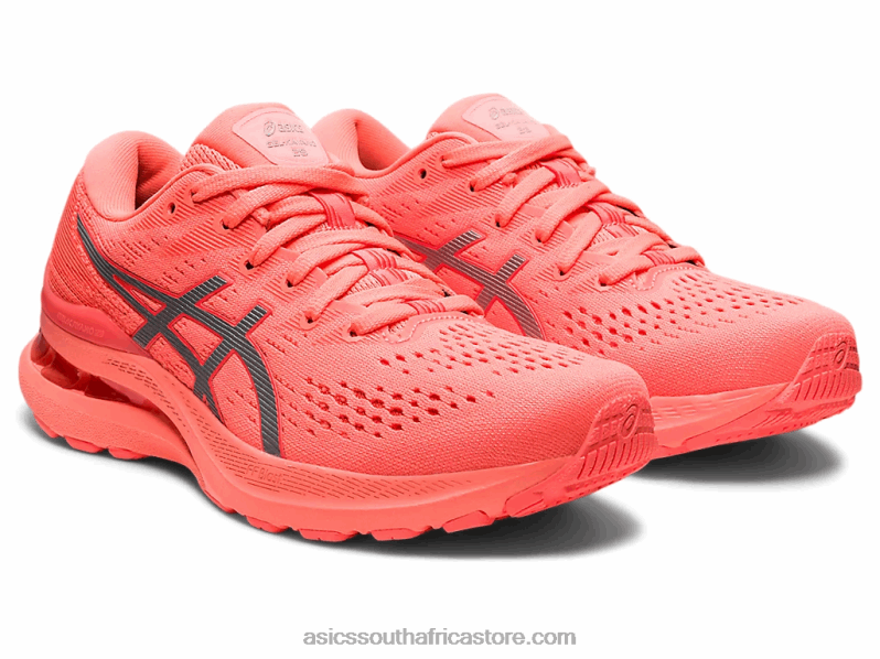 Women Asics Gel-Kayano 28 Lite-Show LH4X03415 Lite Show/Sun Coral