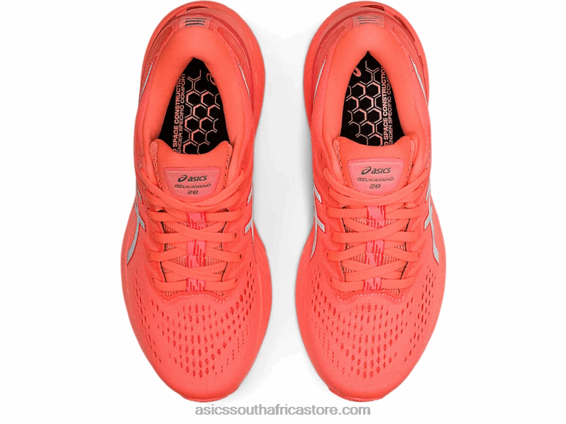 Women Asics Gel-Kayano 28 Lite-Show LH4X03415 Lite Show/Sun Coral