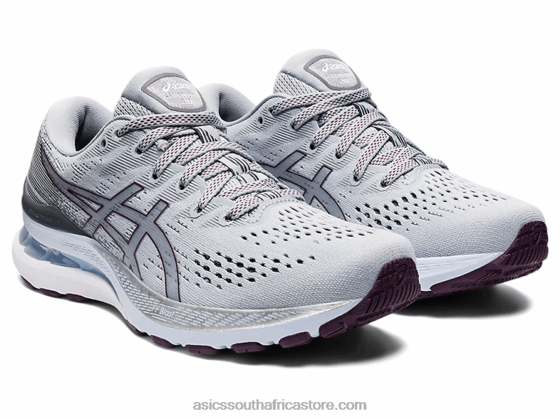 Women Asics Gel-Kayano 28 Wide LH4X03583 Piedmont Grey/Deep Plum