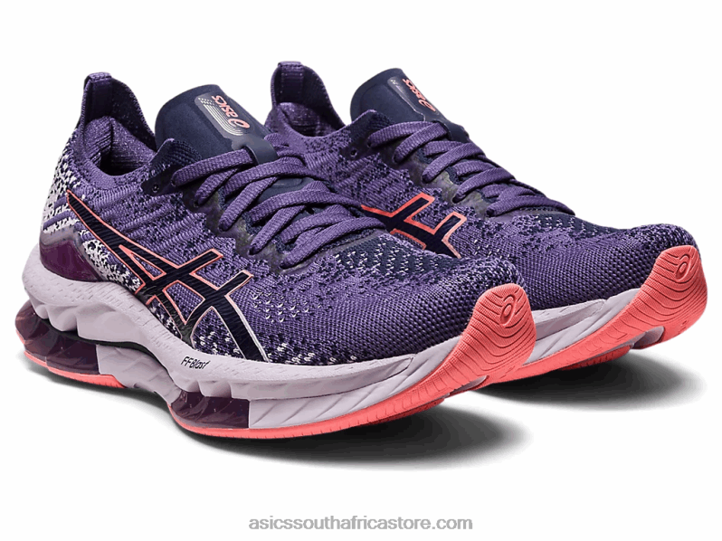 Women Asics Gel-Kinsei Blast LH4X02419 Dusty Purple/Papaya