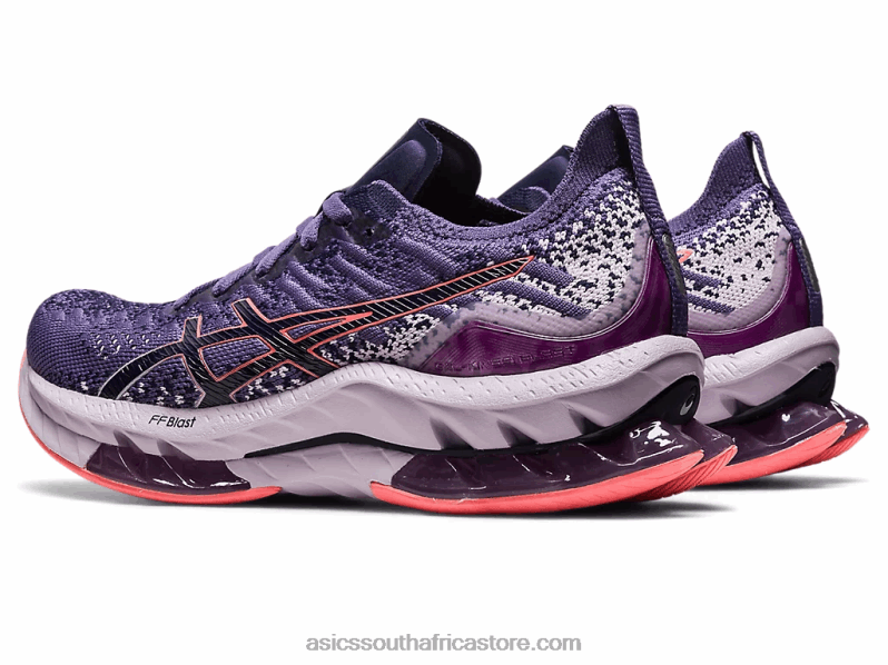 Women Asics Gel-Kinsei Blast LH4X02419 Dusty Purple/Papaya