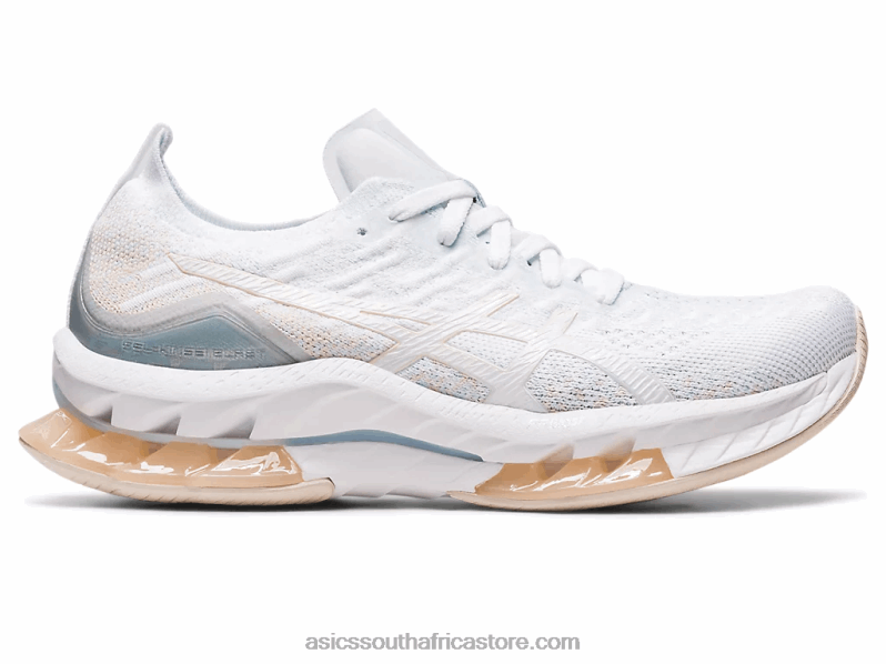 Women Asics Gel-Kinsei Blast LH4X02439 White/Mineral Beige