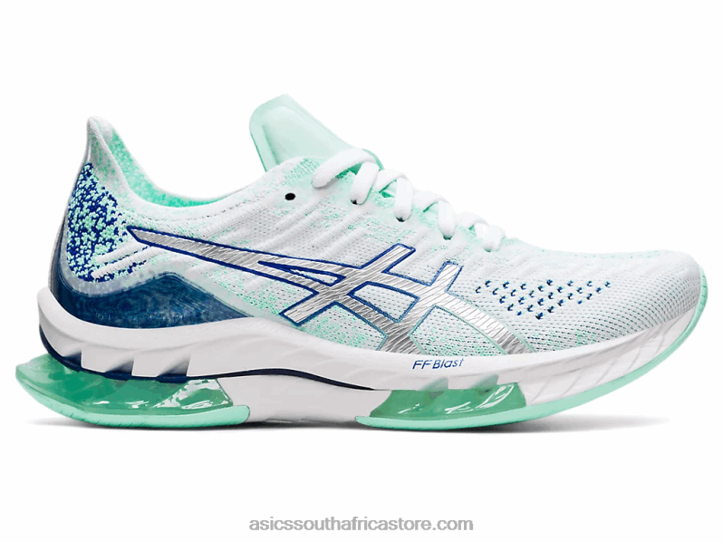 Women Asics Gel-Kinsei Blast LH4X03679 White/Pure Silver