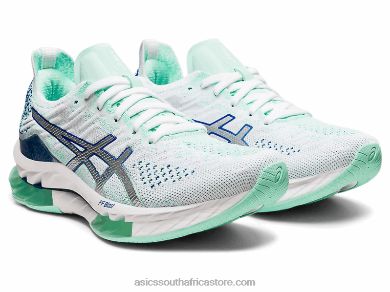 Women Asics Gel-Kinsei Blast LH4X03679 White/Pure Silver