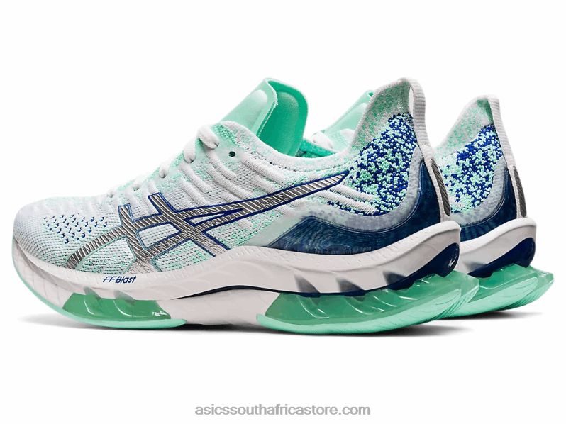 Women Asics Gel-Kinsei Blast LH4X03679 White/Pure Silver
