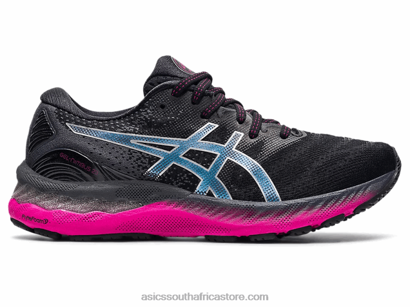 Women Asics Gel-Nimbus 23 LH4X03874 Black/Pure Silver