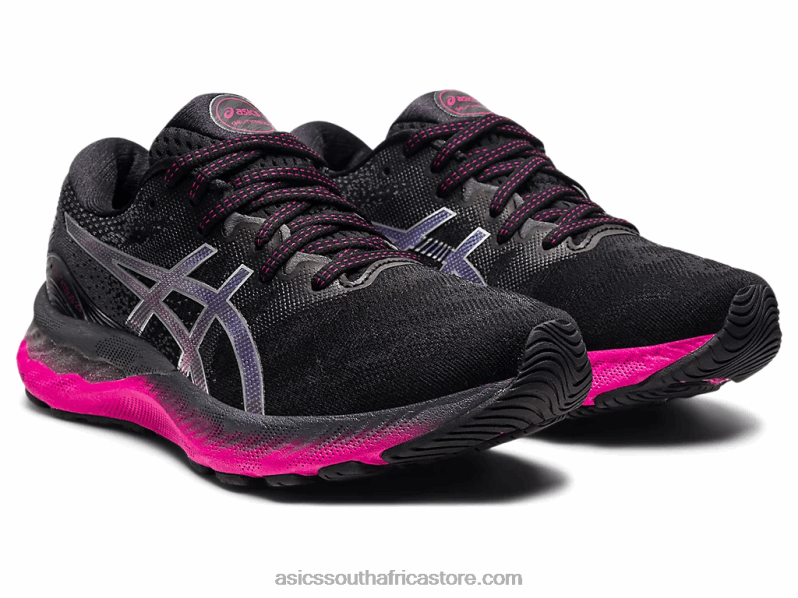 Women Asics Gel-Nimbus 23 LH4X03874 Black/Pure Silver