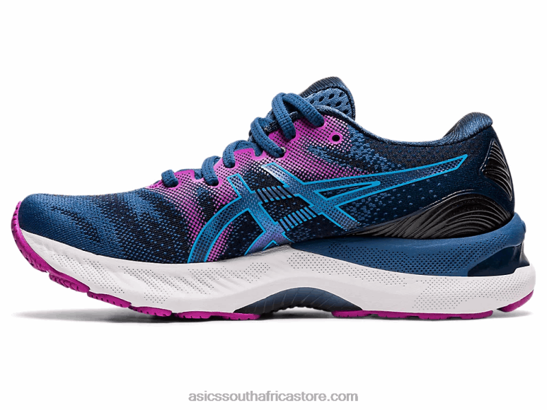 Women Asics Gel-Nimbus 23 Wide LH4X04012 Grand Shark/Digital Aqua