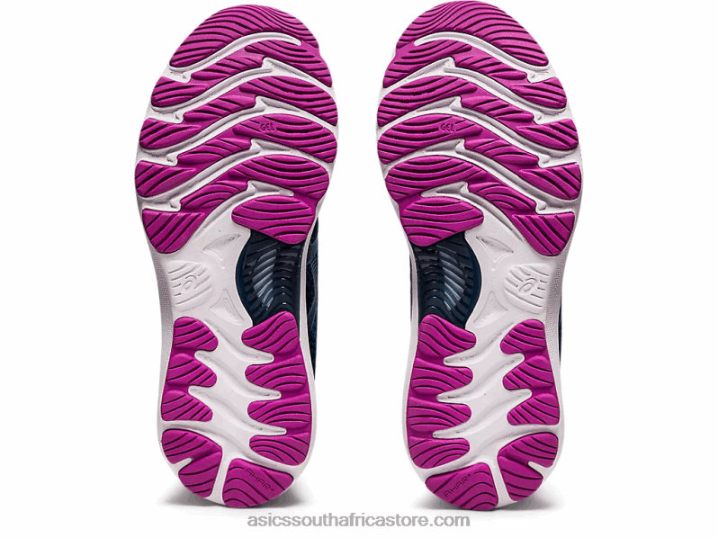 Women Asics Gel-Nimbus 23 Wide LH4X04012 Grand Shark/Digital Aqua