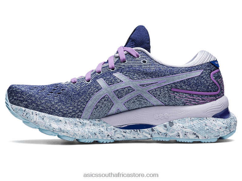Women Asics Gel-Nimbus 24 LH4X02589 Twilight Blue/White