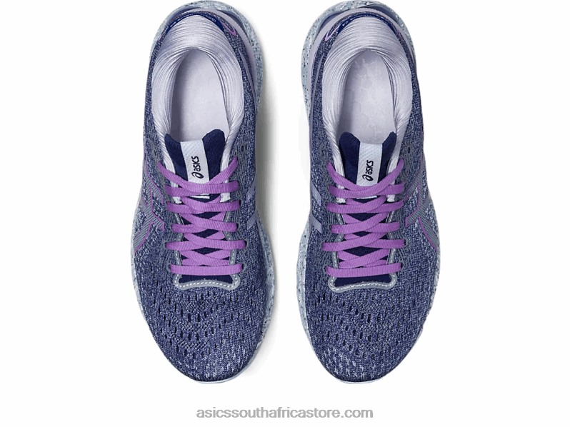 Women Asics Gel-Nimbus 24 LH4X02589 Twilight Blue/White