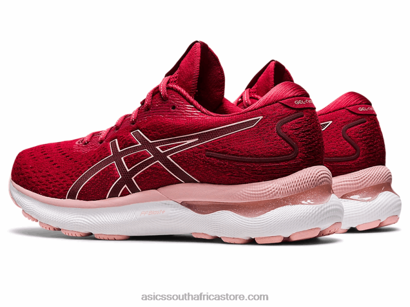 Women Asics Gel-Nimbus 24 LH4X02682 Cranberry/Frosted Rose