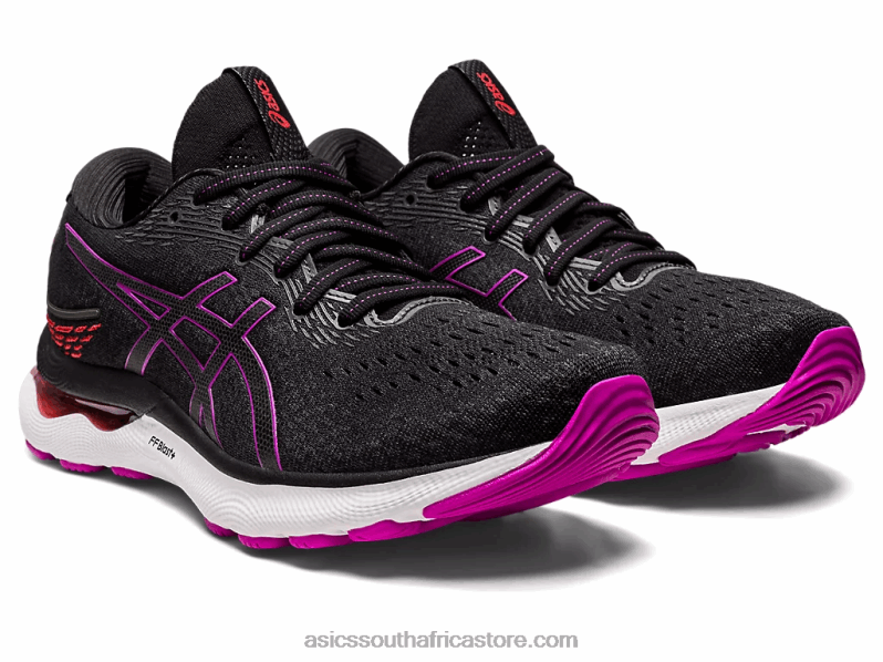 Women Asics Gel-Nimbus 24 LH4X02716 Black/Orchid