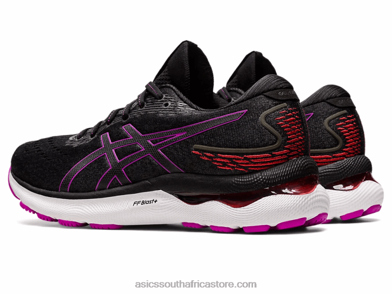 Women Asics Gel-Nimbus 24 LH4X02716 Black/Orchid
