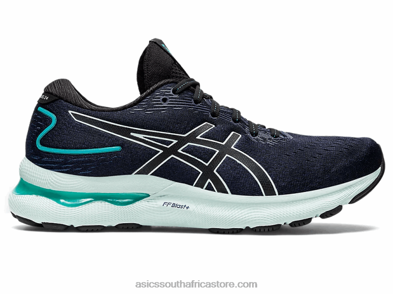 Women Asics Gel-Nimbus 24 LH4X02964 Black/Soothing Sea