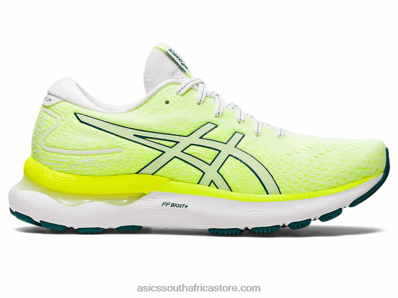 Women Asics Gel-Nimbus 24 LH4X02974 White/Velvet Pine
