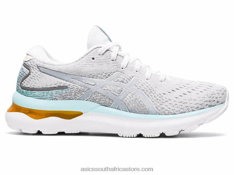 Women Asics Gel-Nimbus 24 LH4X03234 White/Pure Silver