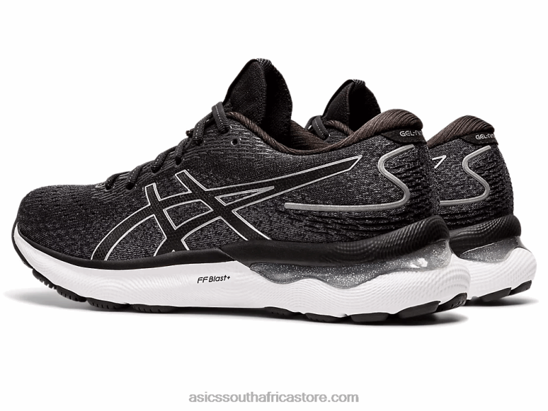 Women Asics Gel-Nimbus 24 LH4X03540 Black/Pure Silver