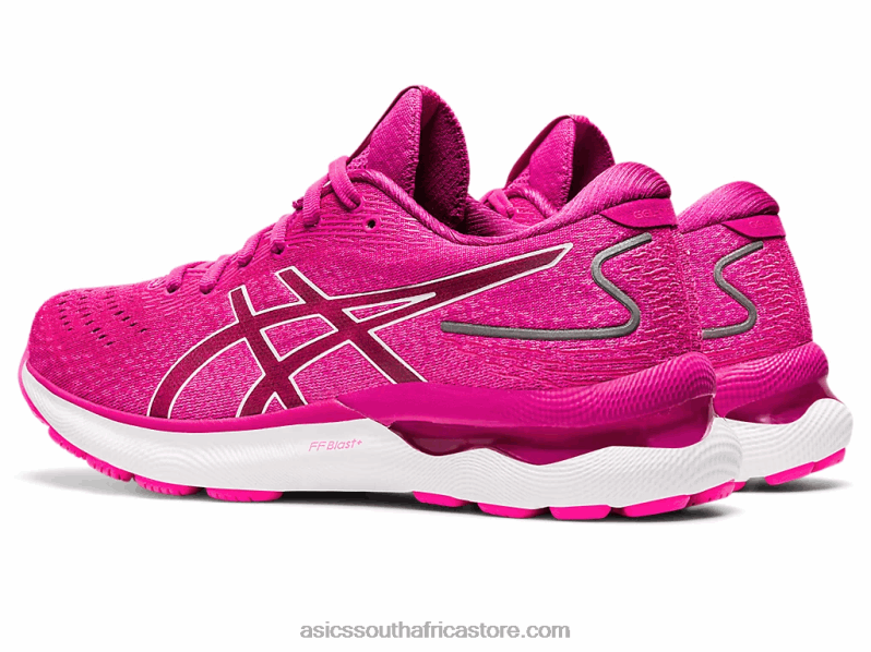 Women Asics Gel-Nimbus 24 LH4X03548 Fuchsia Red/White