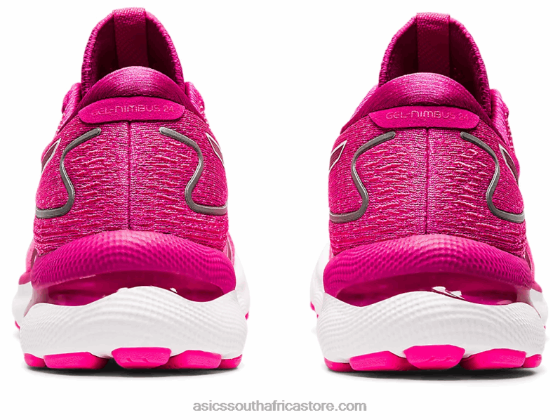 Women Asics Gel-Nimbus 24 LH4X03548 Fuchsia Red/White