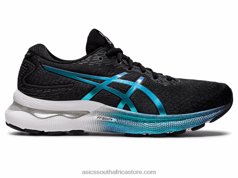 Women Asics Gel-Nimbus 24 Platinum LH4X02724 Black