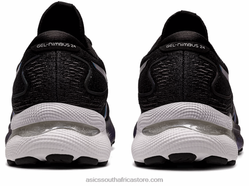 Women Asics Gel-Nimbus 24 Platinum LH4X02724 Black