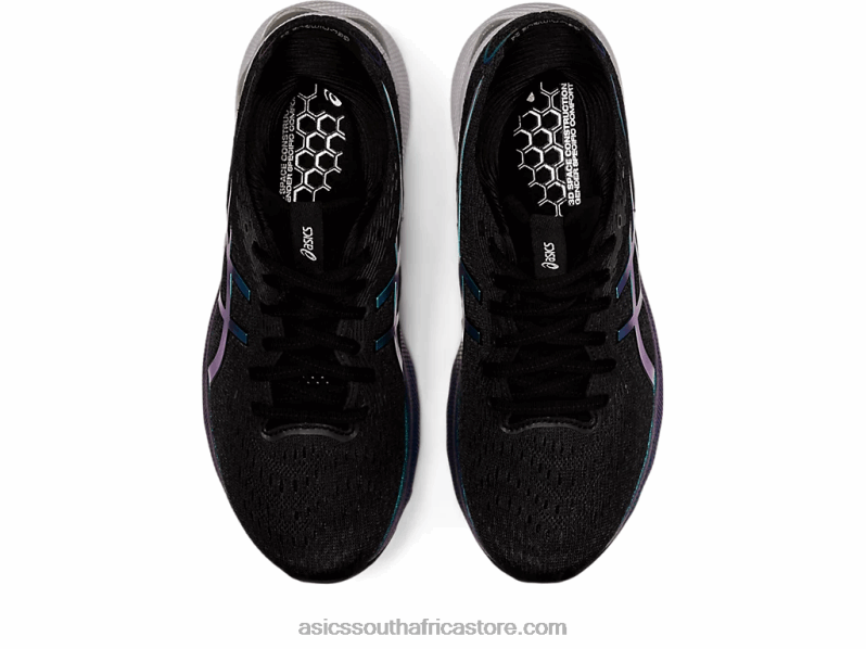 Women Asics Gel-Nimbus 24 Platinum LH4X02724 Black