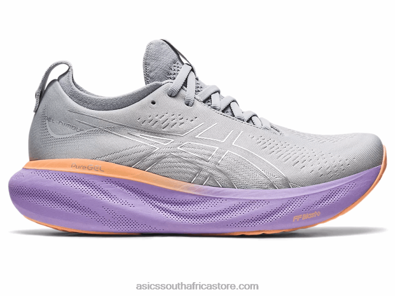 Women Asics Gel-Nimbus 25 LH4X02148 Piedmont Grey/Pure Silver