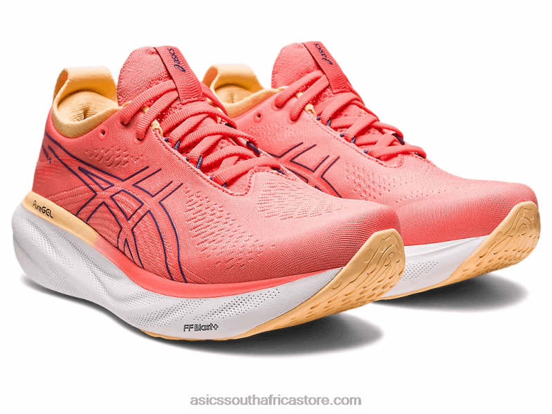 Women Asics Gel-Nimbus 25 LH4X02149 Papaya/Dusty Purple