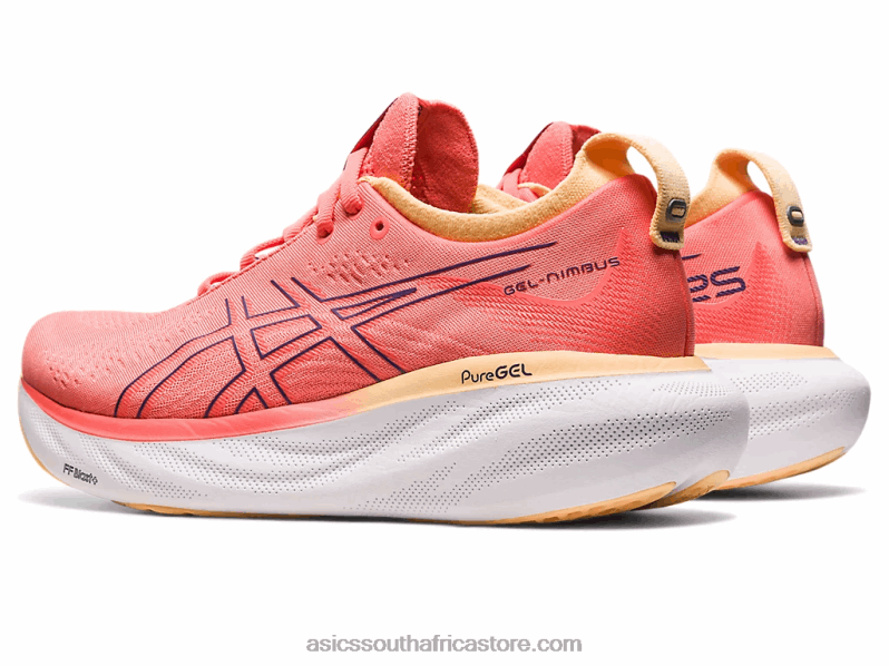 Women Asics Gel-Nimbus 25 LH4X02149 Papaya/Dusty Purple