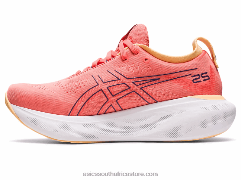 Women Asics Gel-Nimbus 25 LH4X02149 Papaya/Dusty Purple