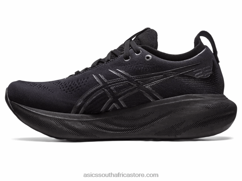 Women Asics Gel-Nimbus 25 LH4X02368 Black/Graphite Grey