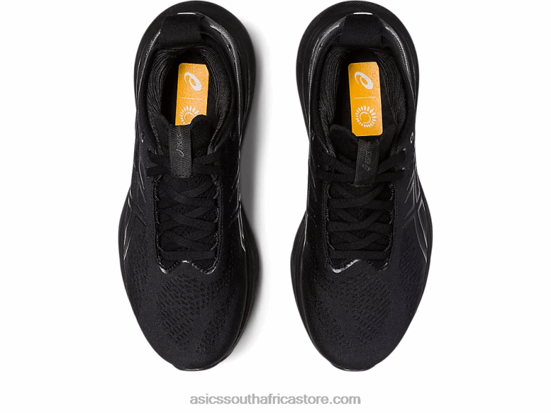 Women Asics Gel-Nimbus 25 LH4X02368 Black/Graphite Grey