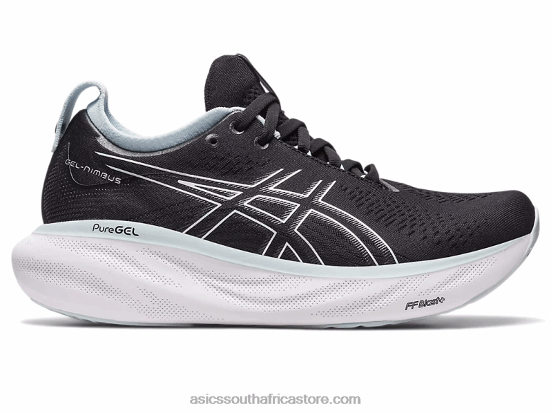 Women Asics Gel-Nimbus 25 LH4X02370 Black/Reborn Blue