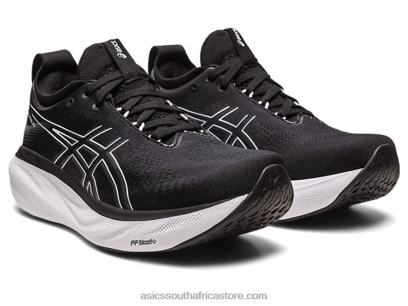 Women Asics Gel-Nimbus 25 LH4X02371 Black/Pure Silver