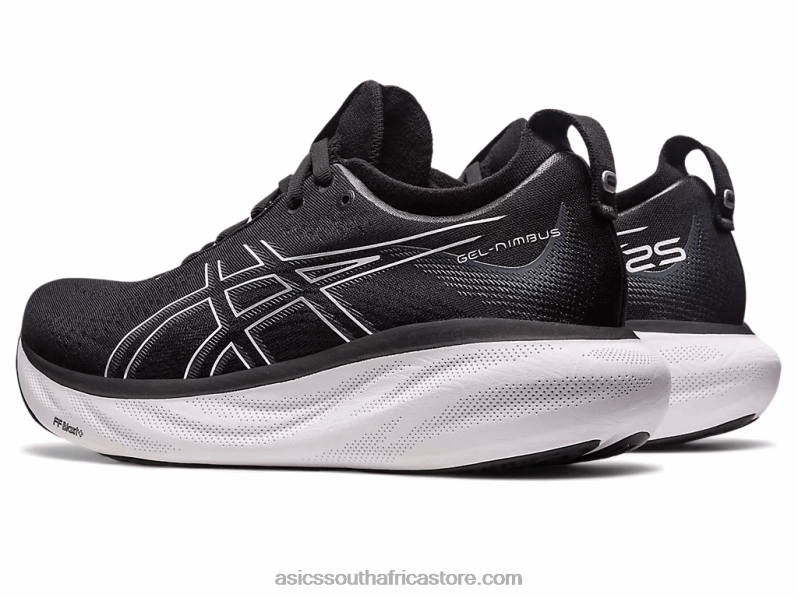 Women Asics Gel-Nimbus 25 LH4X02371 Black/Pure Silver